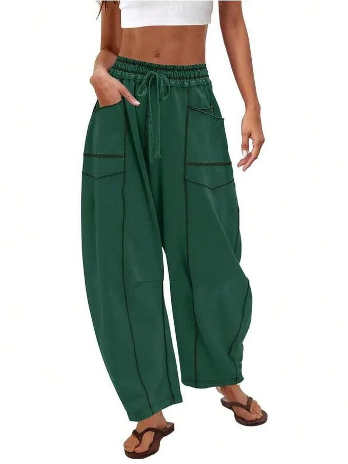 Pantalon ample à jambes larges pour femmes