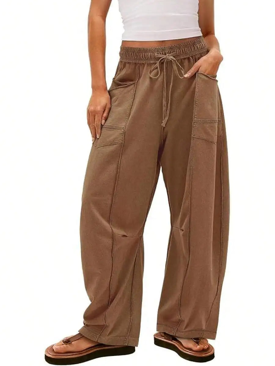 Pantalon ample à jambes larges pour femmes