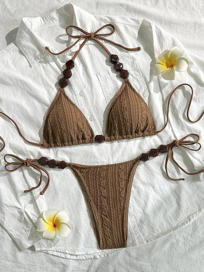 Bikini 2 Pièces Femme – Coupe Échancrée