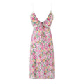 Mini robe d'été à fleurs pour femmes