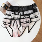 Culotte transparente à taille basse pour femmes