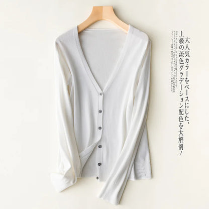 Cardigan Femme – Boutonnage Simple