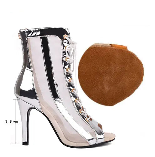 Bottines à talons hauts et fins pour femmes