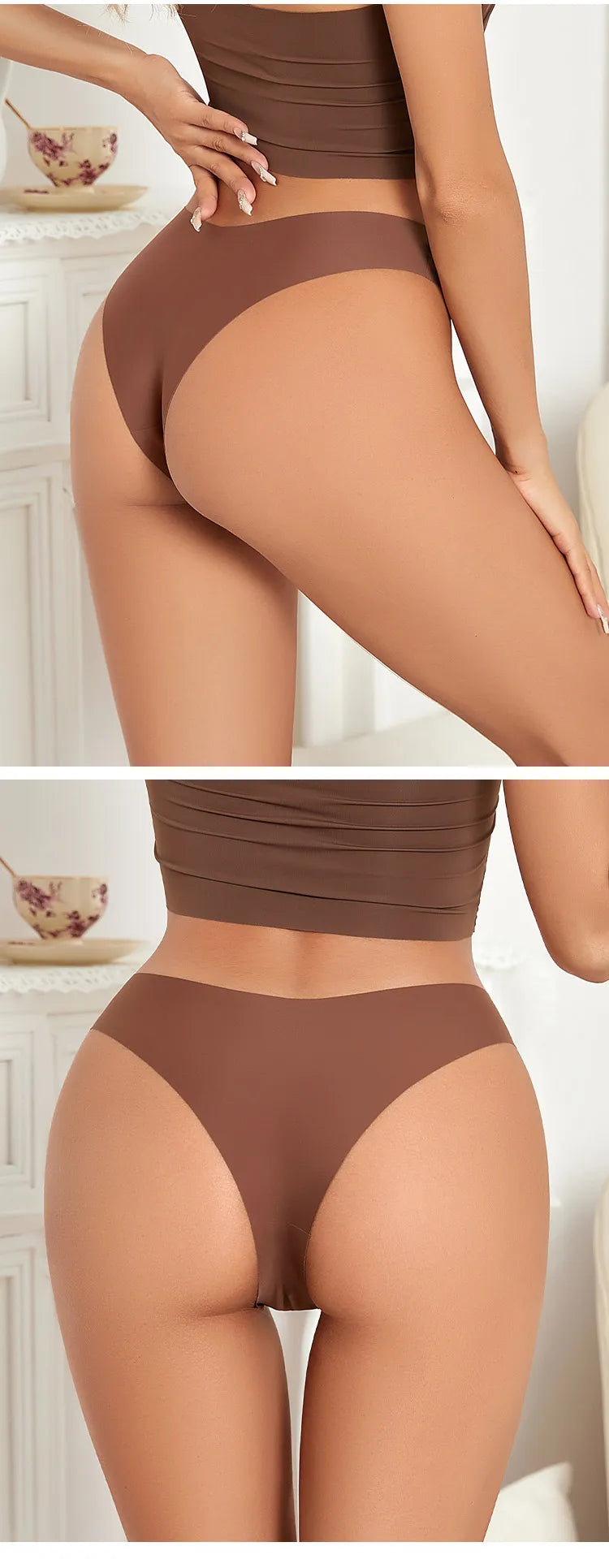 String sans couture pour femmes