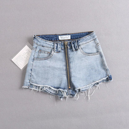 Short en Jean Femme – Détails Lacets