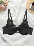 Soutien-gorge en dentelle avec boucle avant pour femmes