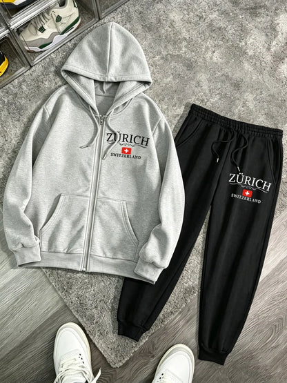 Ensemble 2 Pièces Femme – Sweat Zippé et Jogging