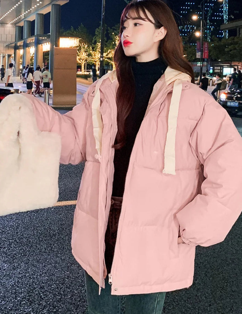 Parka courte d'hiver pour femmes