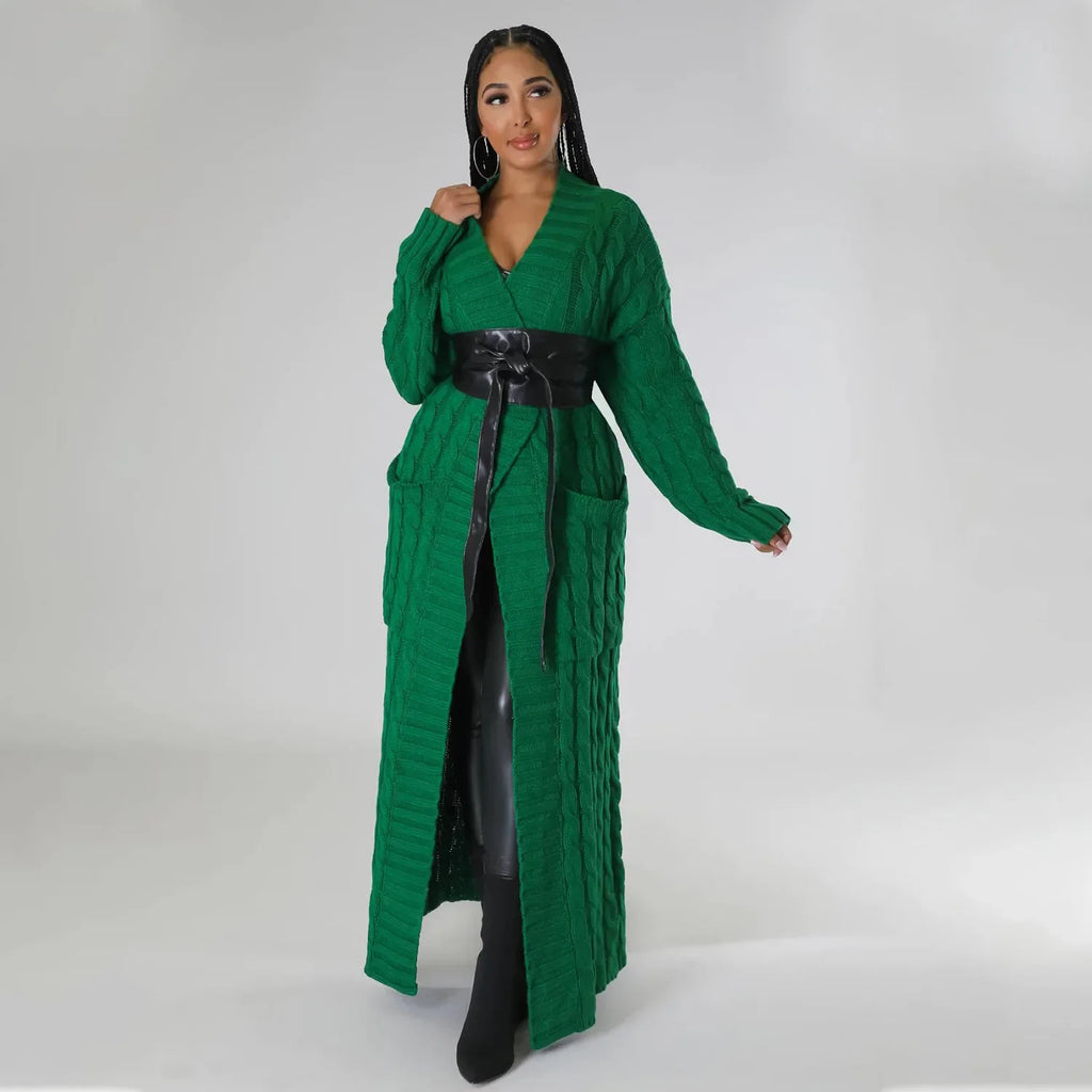 Pull-veste à manches longues sexy et décontracté pour femmes