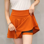 Jupe short plissée pour femmes