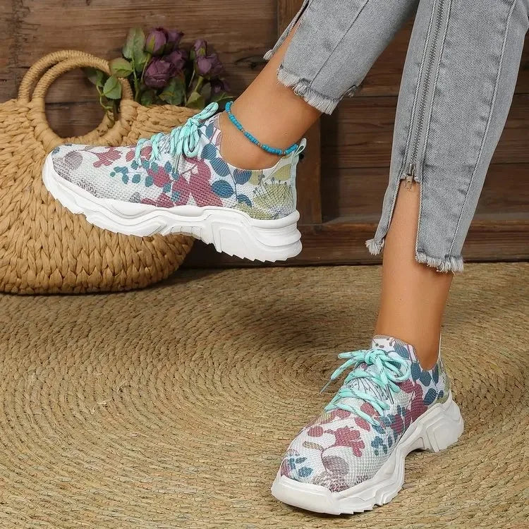 Chaussure décontractée à semelle plate pour femmes