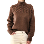 Pull en maille à manches longues pour femmes