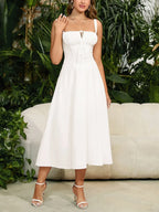 Robe longue sans manches pour femmes