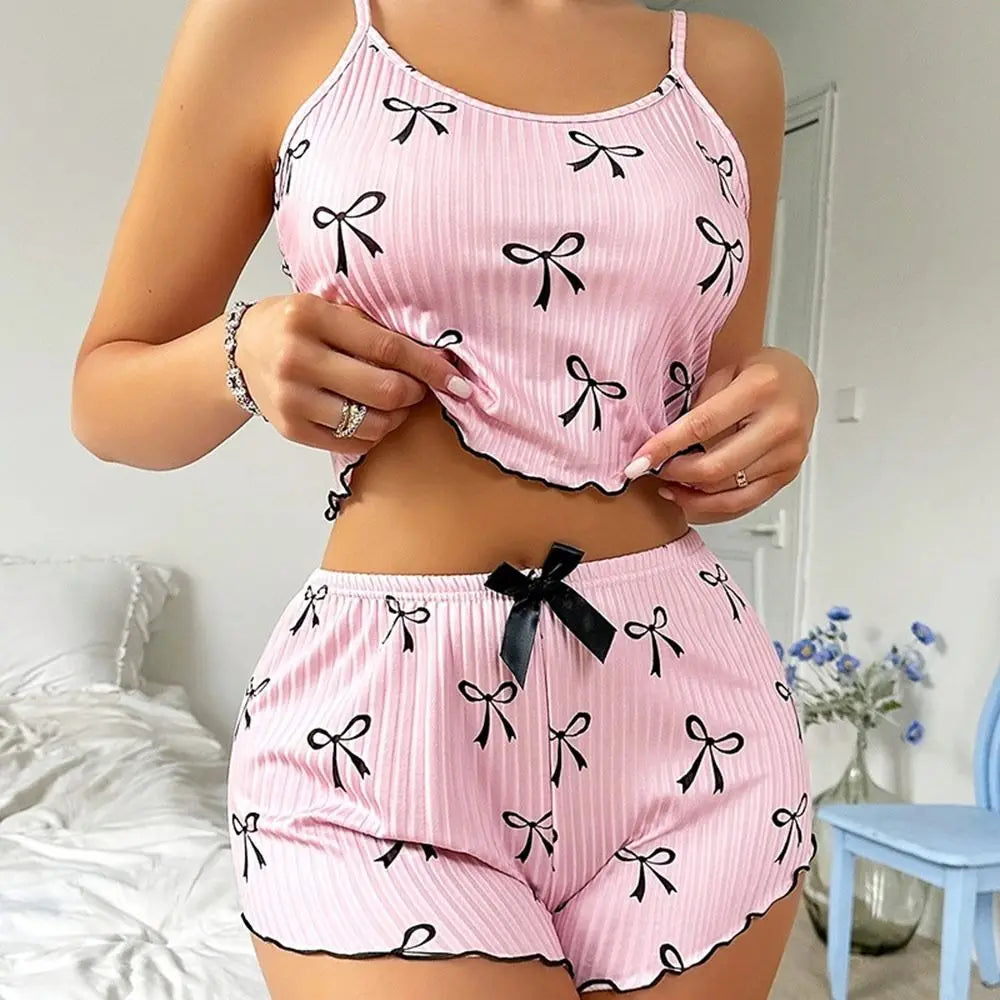 Pyjama 2 Pièces Femme – Coupe Décontractée