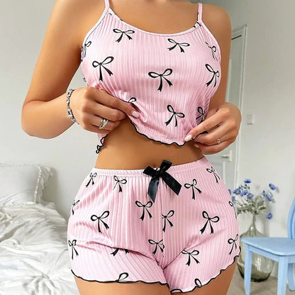 Pyjama 2 Pièces Femme – Coupe Décontractée