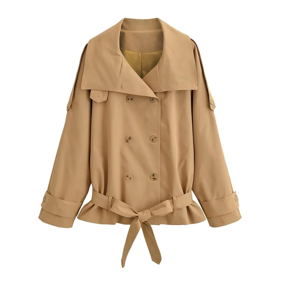 Veste coupe-vent courte à col montant pour femmes