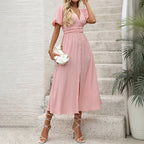 Robe mi-longue élégante pour femmes