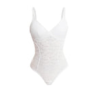 Body string en dentelle à col en V pour femmes