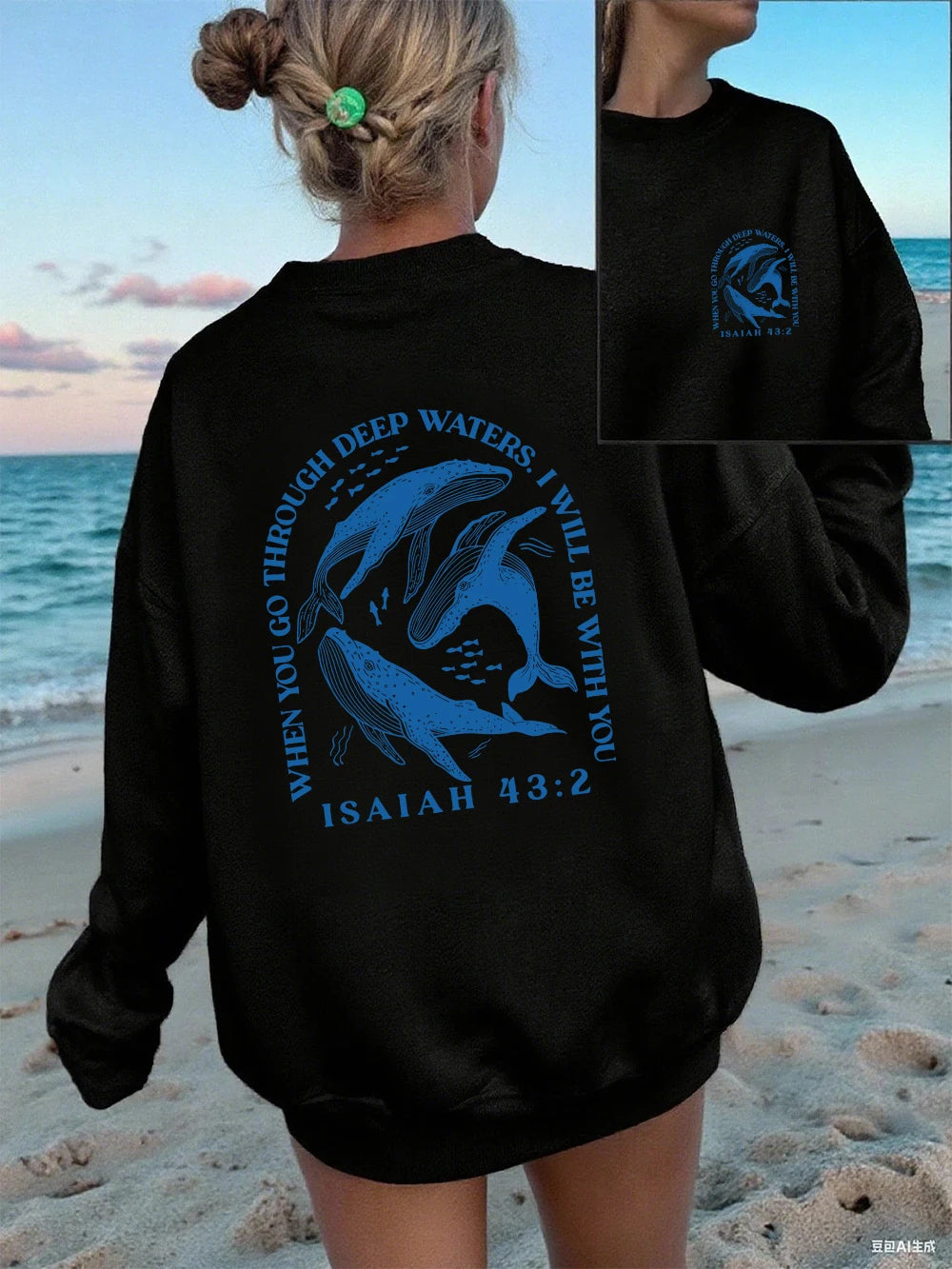 Sweat Oversize Femme – Baleine et Doublure Polaire