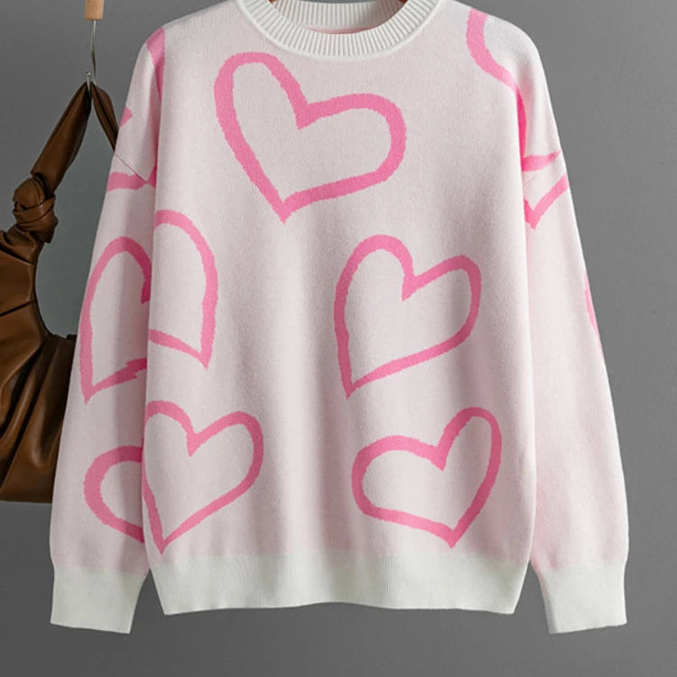 Pull à col rond pour femmes