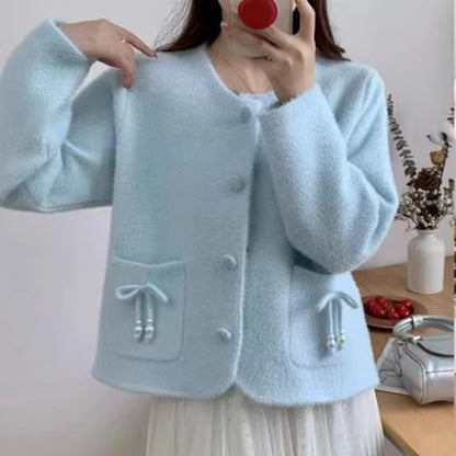 Gilet Femme à Poches – Détail Nœud