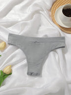String triangle sexy de couleur unie pour femmes