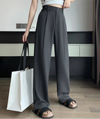 Pantalon ample taille haute pour femmes