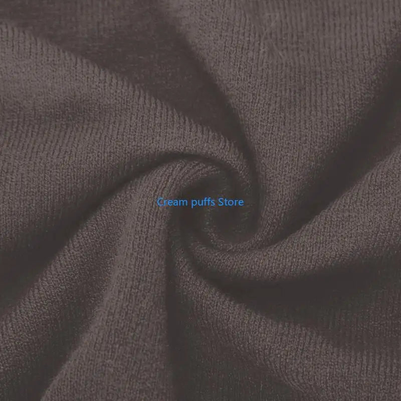 Pull en tricot côtelé doux à col en V pour femmes