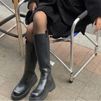 Bottes à talons carrés pour femmes