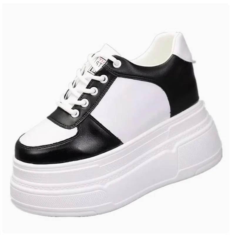 Baskets air blanches en cuir pour Femmes