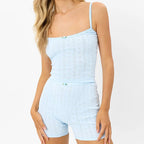 Pyjama 2 pièces imprimé crâne Kawaii vintage pour femmes