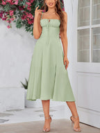 Robe longue sans manches pour femmes