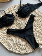 Ensemble maillot de bain deux pièces à armatures pour femmes