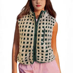 Gilet à fermeture éclair pour femmes