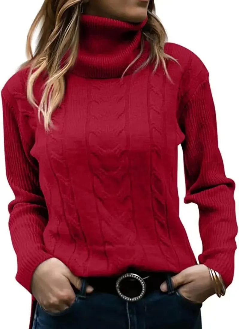 Pull tricoté vintage pour femmes