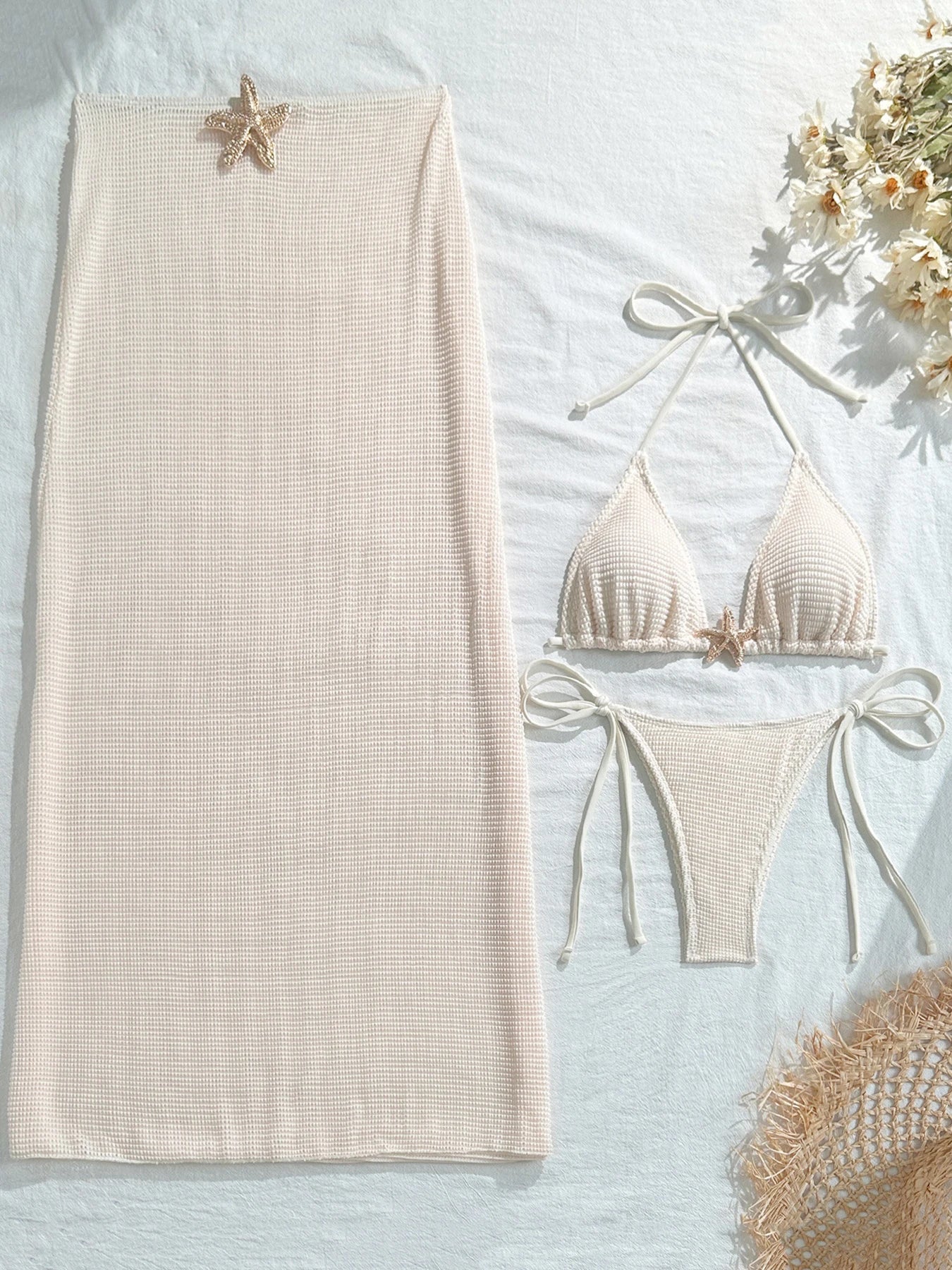 Ensembles maillot de bain trois pièces pour femmes