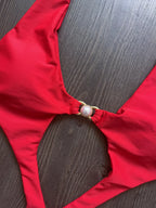 Maillot de bain une pièce sexy dos nu à bretelles pour femmes
