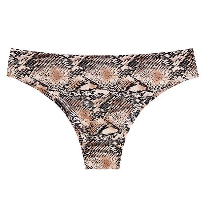 String Léopard Femme – Sans Couture et Taille Basse