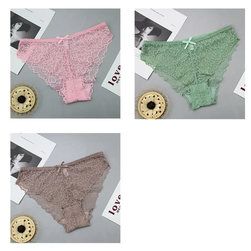 Lot de 3 culottes sans couture pour femmes
