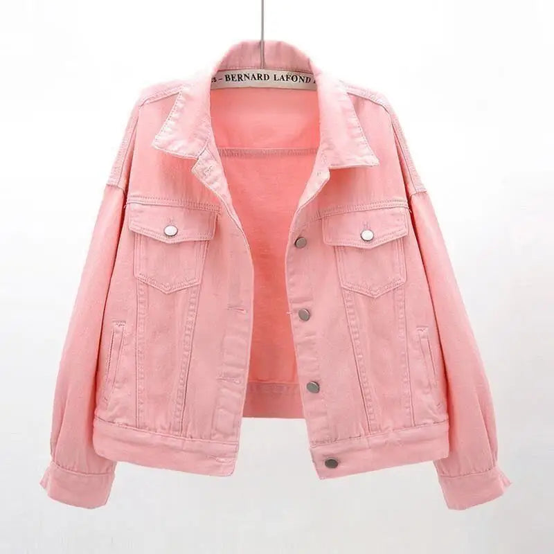 Veste en jean blanc pour femmes