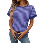 T-shirts slim rayés pour femmes