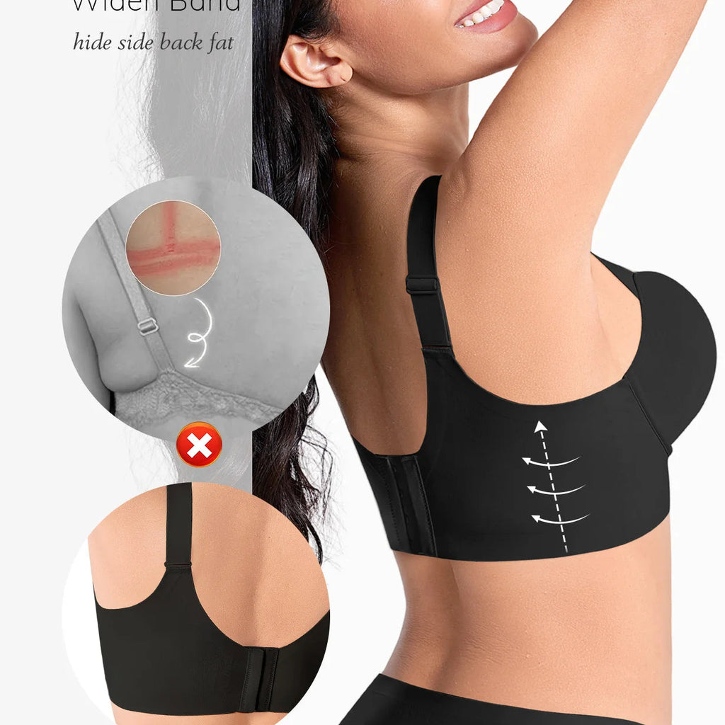 Soutien-gorge sans couture Push Up profond V plongeant pour femmes