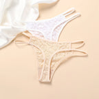 String sans couture en dentelle pour femmes