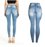 Pantalon  en jean extensible pour femmes