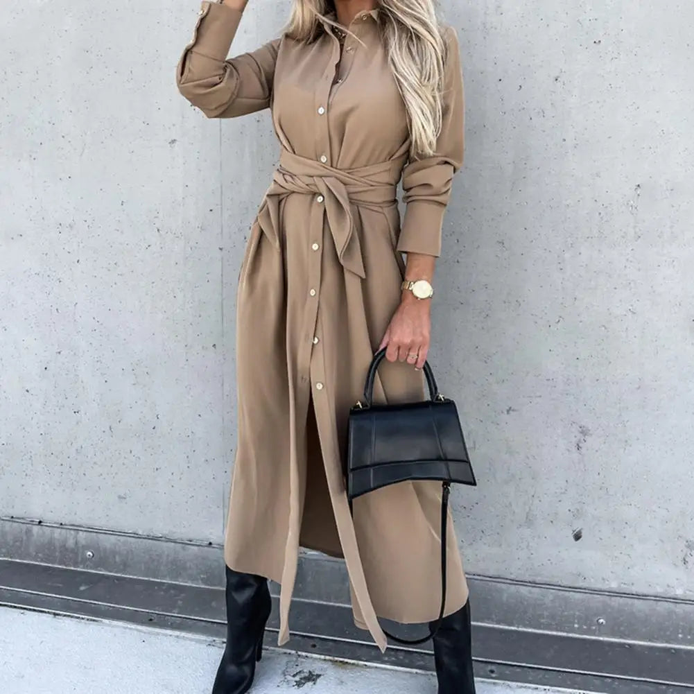 Robe T-shirt Maxi en coton pour femmes