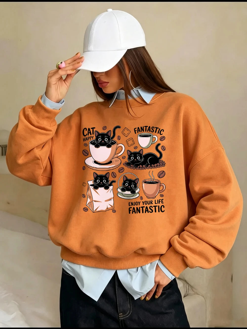 Sweat-shirt à capuche pour femmes