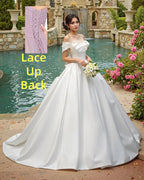 Robe de mariée en Satin pour femmes