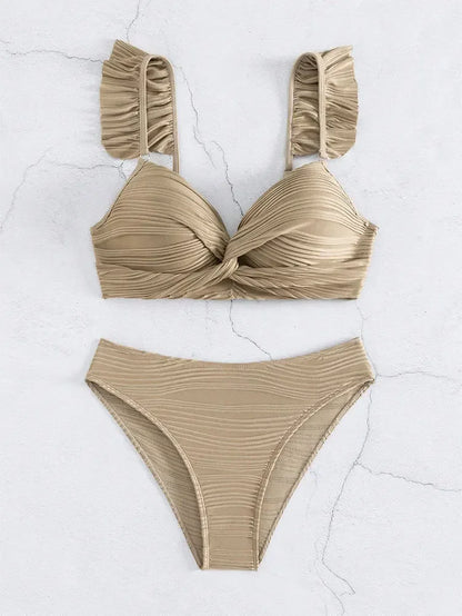 Bikini Femme 2 Pièces – Détails Volants