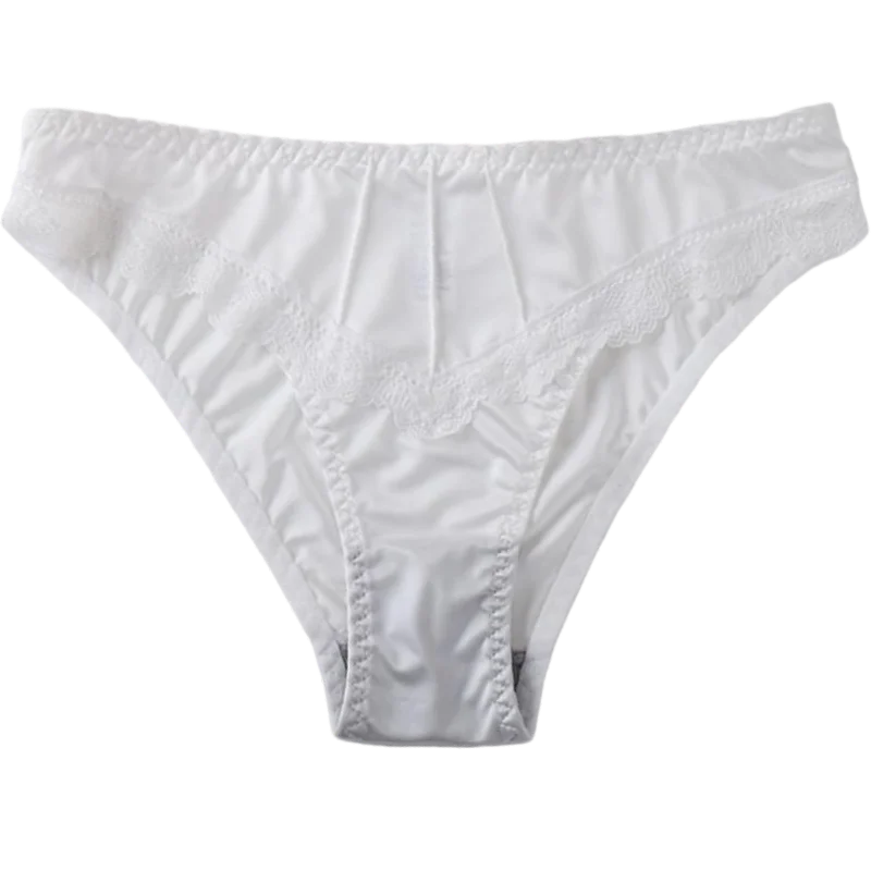 Culotte taille basse avec dentelle pour femmes