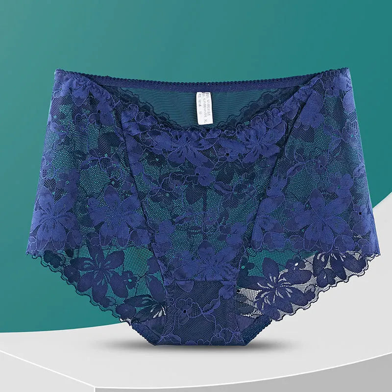 Culotte en dentelle florale pour femmes